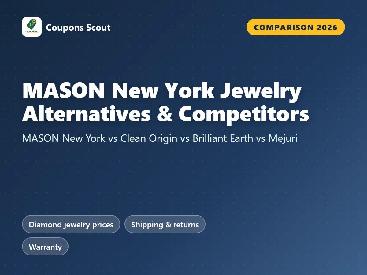 MASON New York Jewelry alternatives and competitors 2026 cover by Coupons Scout