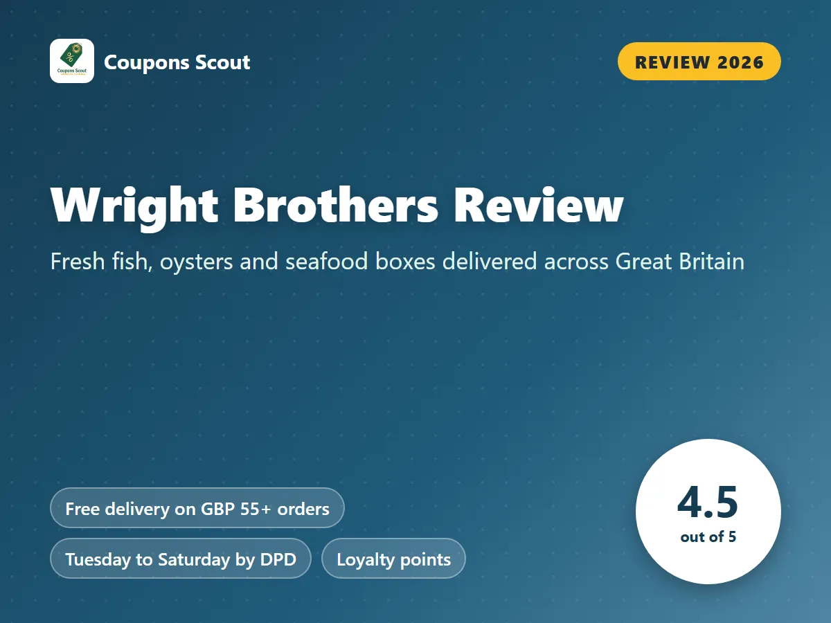 Wright Brothers review 2026 cover with score 4.5 out of 5 by Coupons Scout