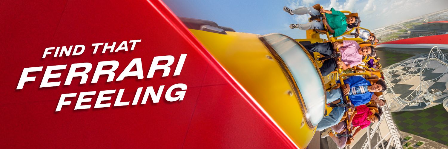 Ferrari World Abu Dhabi Banner