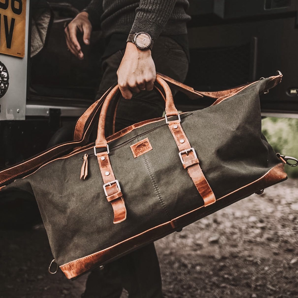 Kodiak Leather Banner