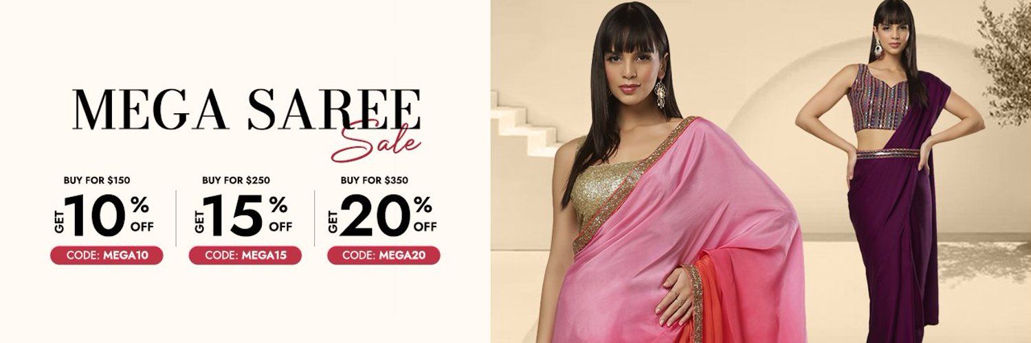One Minute Saree Banner